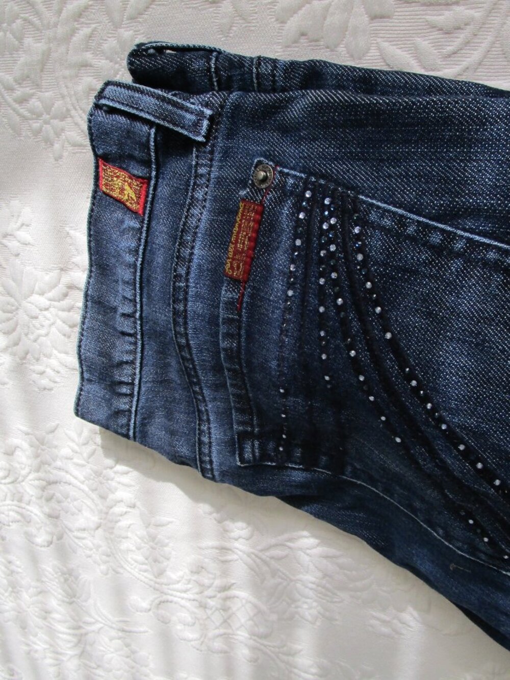 7 For All Mankind Flare Denim - Picture 2 of 10